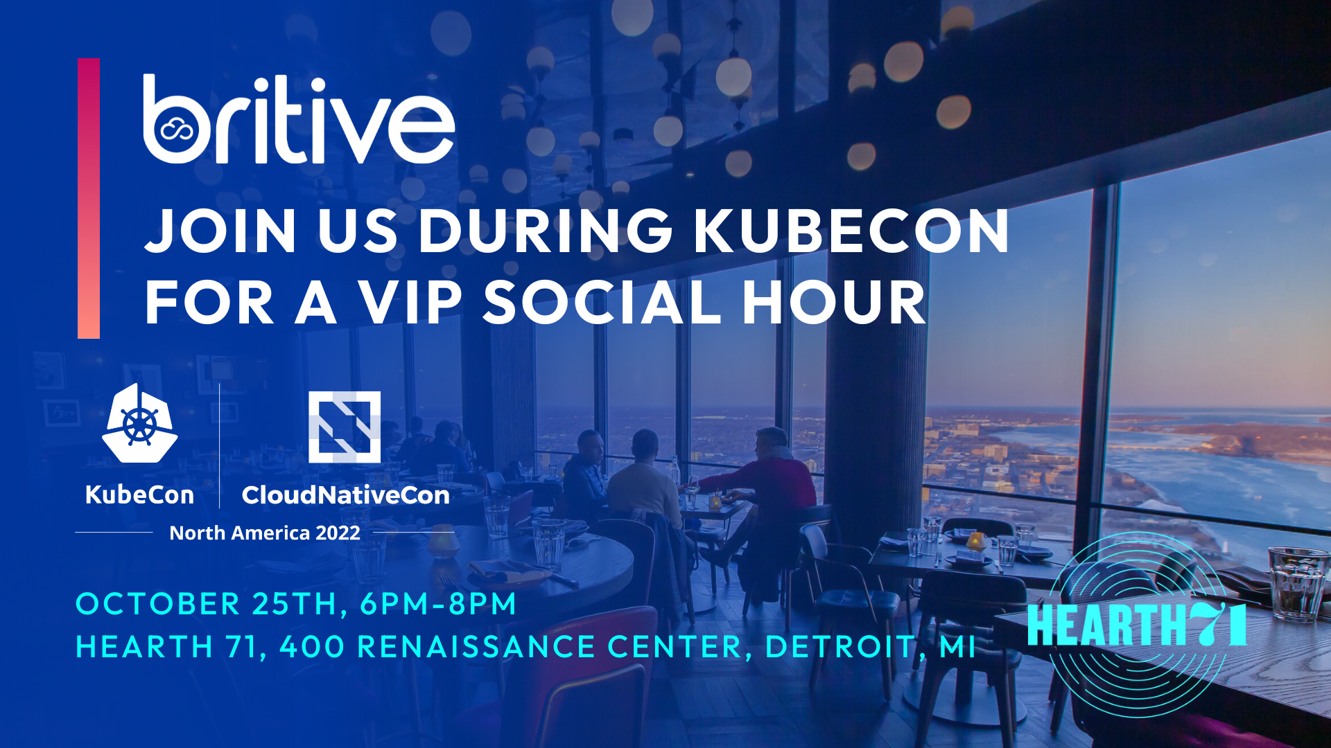 Britive Social Hour at KubeCon 2022
